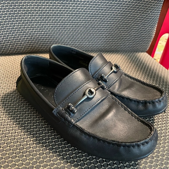 Black Coach driver shoes 7D - Picture 1 of 6
